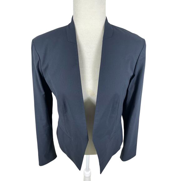 Tommy John The Go Anywhere Collection Blazer Minimalist Career Blue Women's Med - Picture 3 of 13